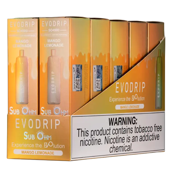 BUY 1 GET 1 FREE Mango Lemonade EVODRIP SO4500 | Vape Amazon India EVODRIP