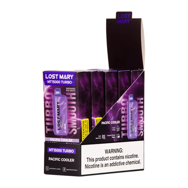 BUY 1 GET 1 FREE Pacific Cooler Lost Mary MT15000 Turbo | Vape Amazon India Lost Mary