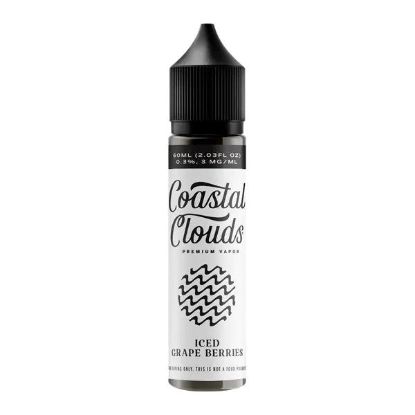 BUY 1 GET 1 FREE Grape Berries Iced Coastal Clouds E-Juice | Vape Amazon India