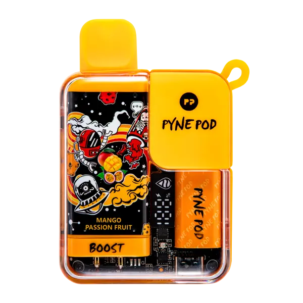BUY 1 GET 1 FREE Mango Passion Fruit Pyne Pod Boost | Vape Amazon India