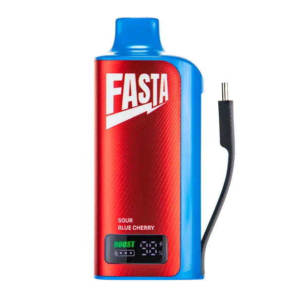 BUY 1 GET 1 FREE Sour Blue Cherry FASTA PLUGIN 18000 | Vape Amazon India FASTA